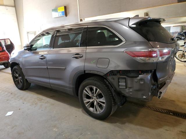 VIN 5TDJKRFH0ES054418 2014 Toyota Highlander, Xle no.2