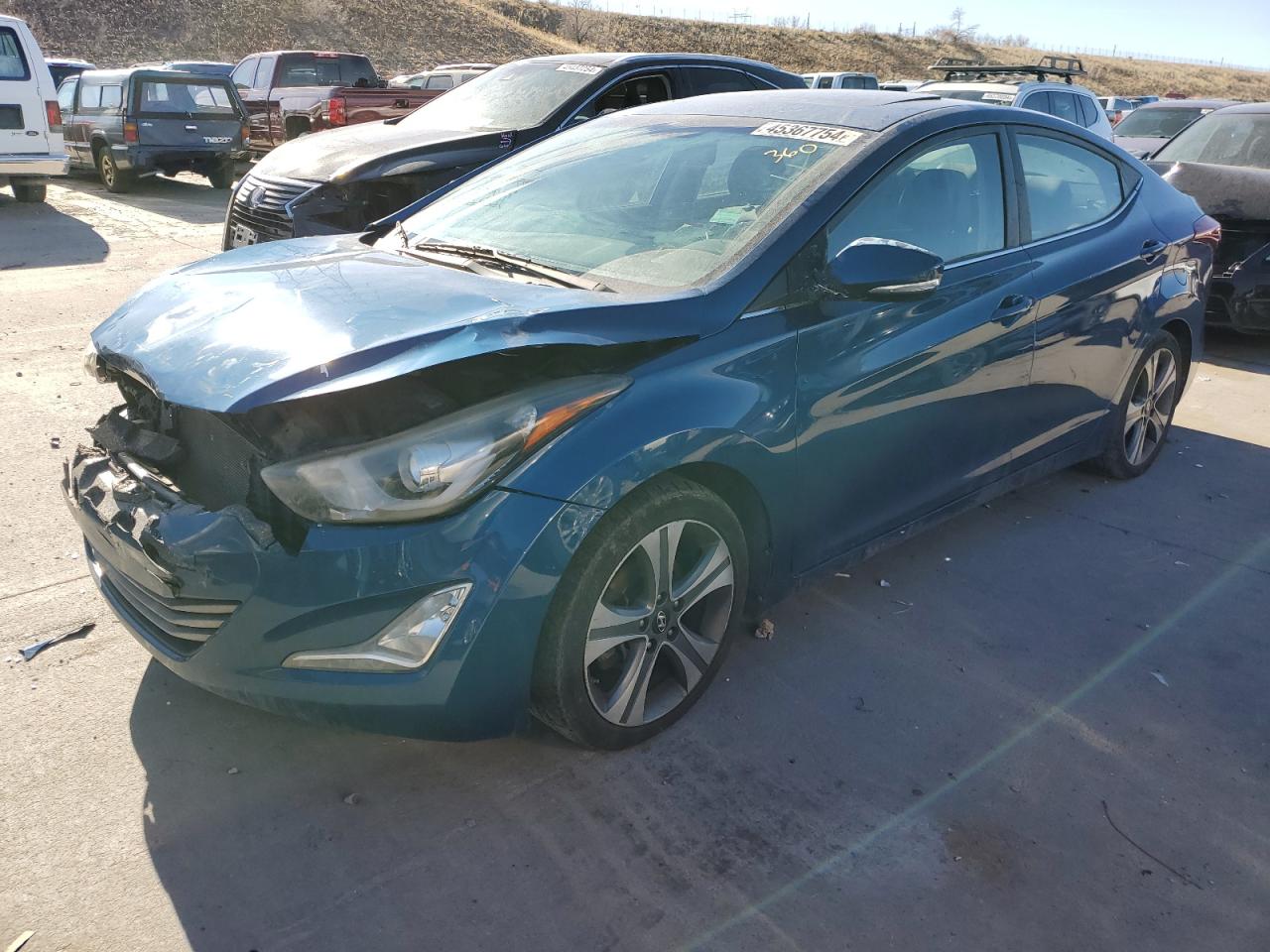 KMHDH4AH8EU044300 2014 Hyundai Elantra Se