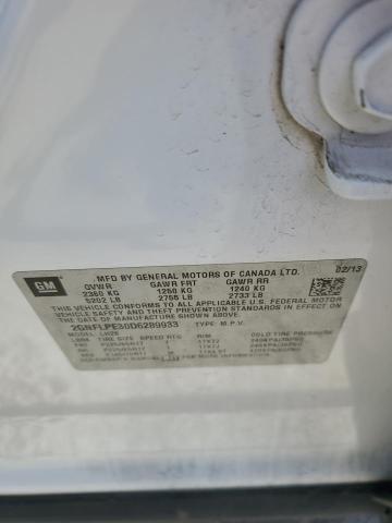 2013 Chevrolet Equinox Lt VIN: 2GNFLPE30D6289933 Lot: 48485094