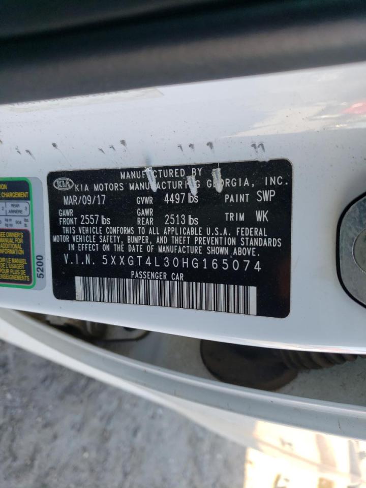 5XXGT4L30HG165074 2017 Kia Optima Lx