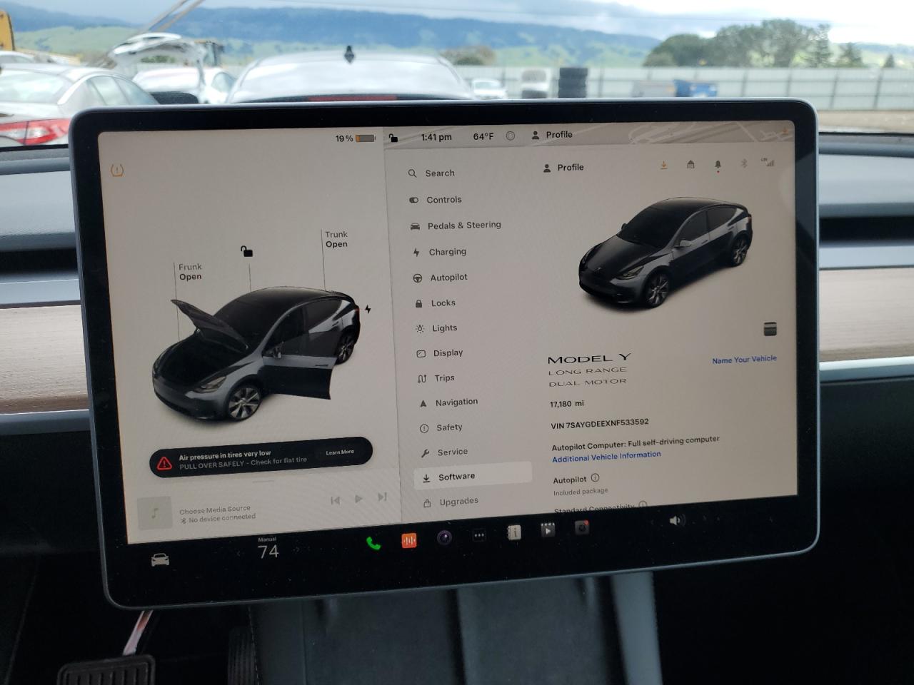 7SAYGDEEXNF533592 2022 Tesla Model Y