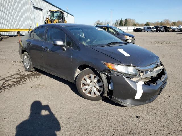 Image 4 of 2012 Honda Civic salvage vehicle - Lot #47597614 at Copart