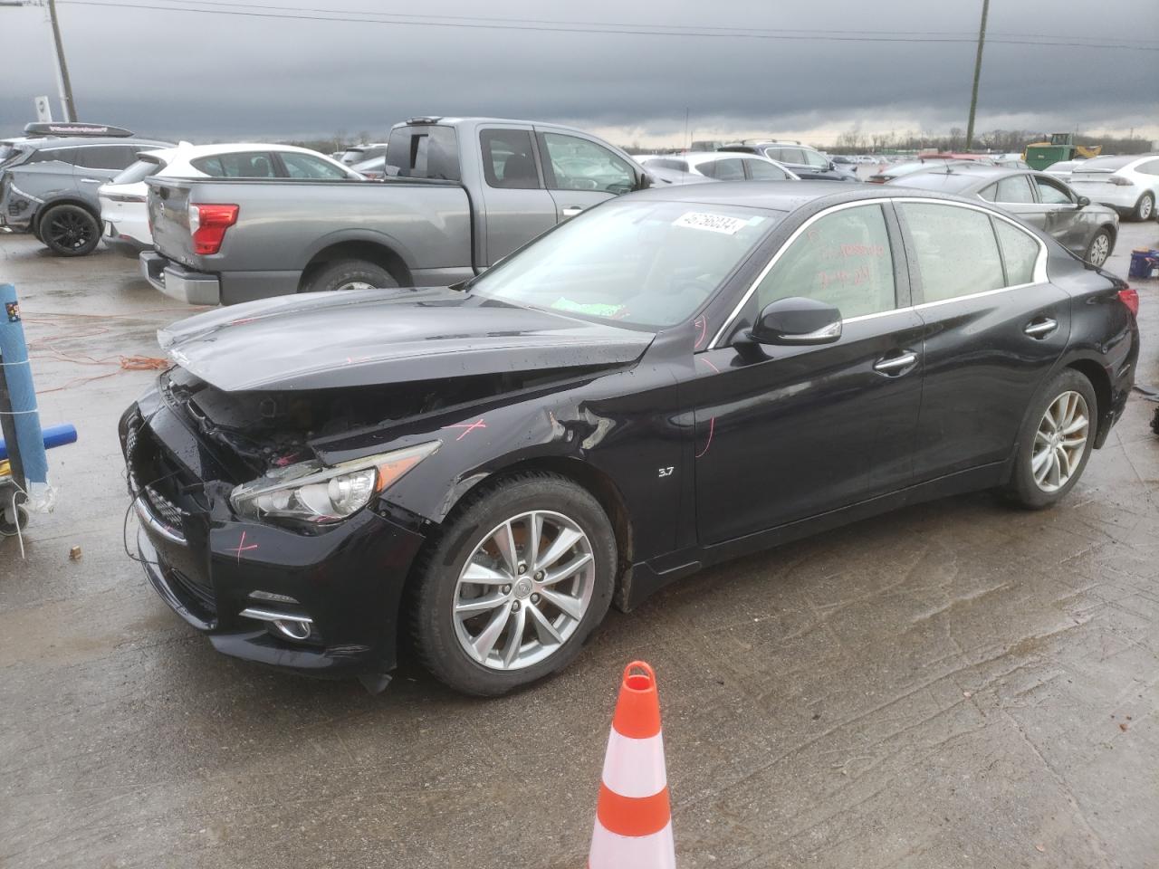 JN1BV7ARXEM687572 2014 Infiniti Q50 Base