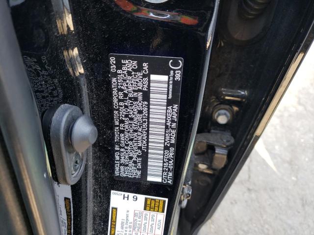 2020 TOYOTA PRIUS L - JTDKARFU5L3120979