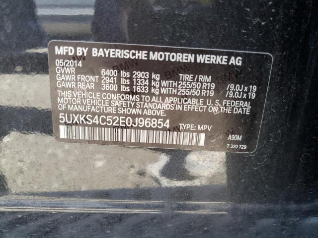 VIN 5UXKS4C52E0J96854 2014 BMW X5, Xdrive35D no.14