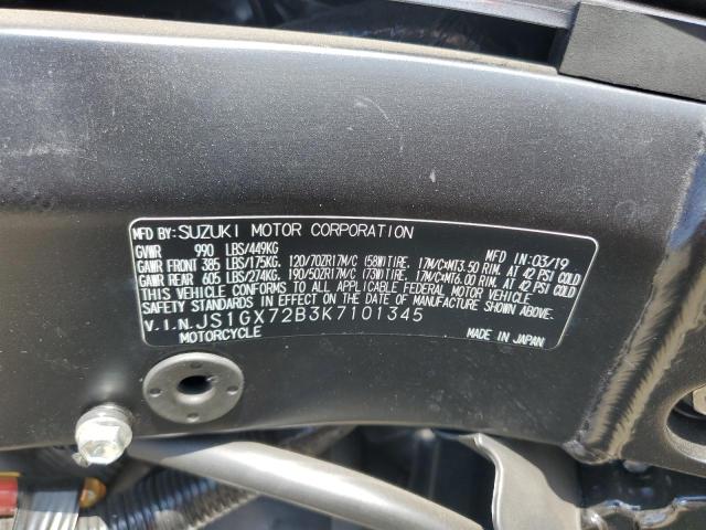 2019 SUZUKI GSX1300 RA JS1GX72B3K7101345