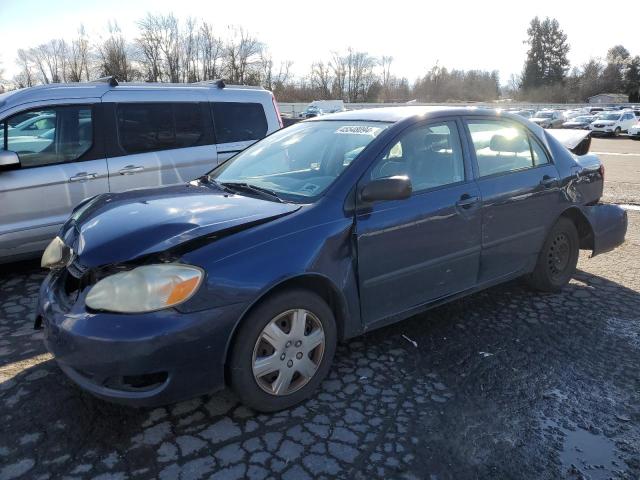 TOYOTA COROLLA CE 2007 blue  gas JTDBR32E670120355 photo #1