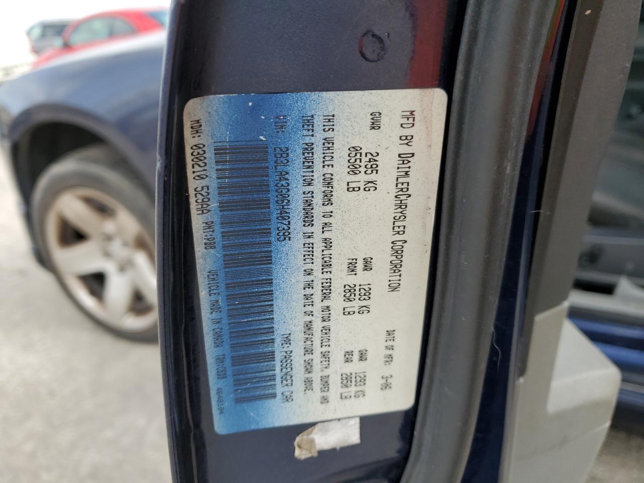 2B3LA43G06H407395 2006 Dodge Charger Se