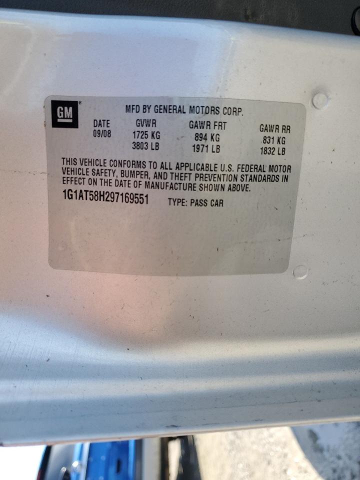 1G1AT58H297169551 2009 Chevrolet Cobalt Lt