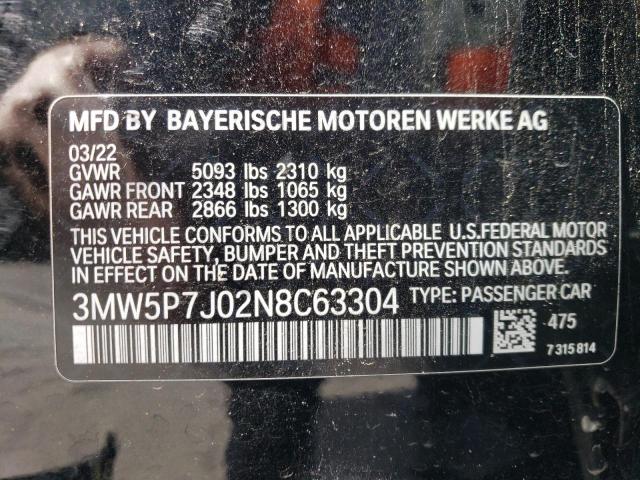 VIN 3MW5P7J02N8C63304 2022 BMW 3 SERIES no.12