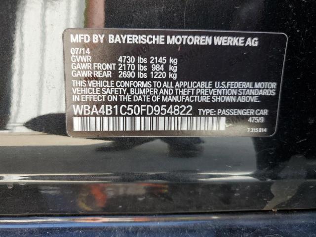 2015 BMW 435 I GRAN - WBA4B1C50FD954822