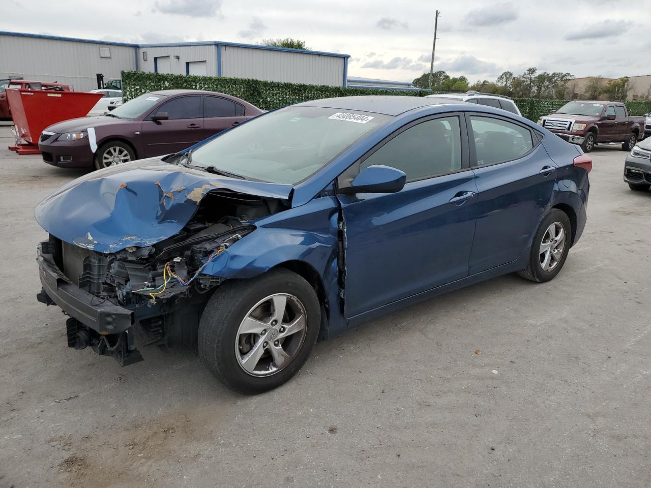 KMHDH4AE4EU196628 2014 Hyundai Elantra Se