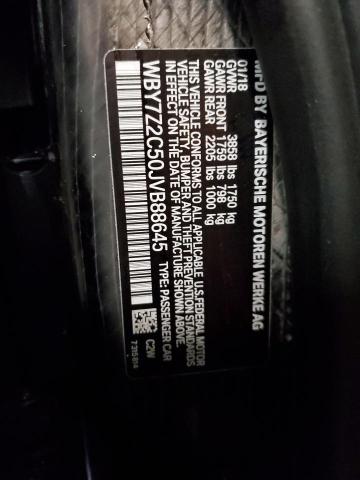 VIN WBY7Z2C50JVB88645 2018 BMW I3, Bev no.13