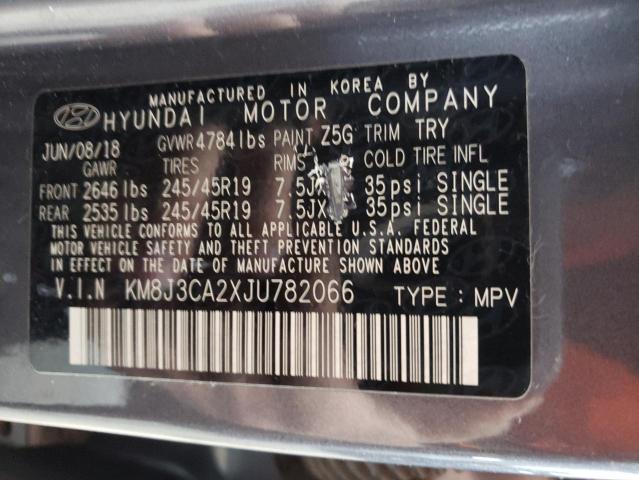 2018 HYUNDAI TUCSON VAL - KM8J3CA2XJU782066