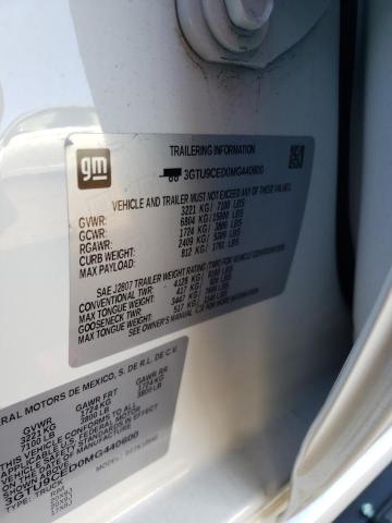 2021 GMC Sierra K1500 Elevation VIN: 3GTU9CED0MG440600 Lot: 46729874