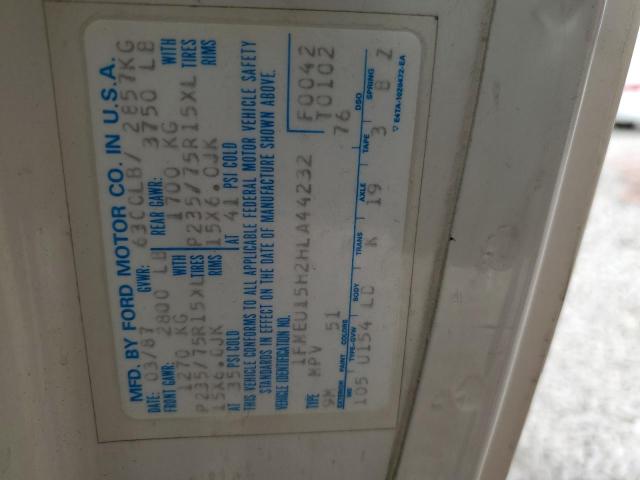 1987 Ford Bronco U100 VIN: 1FMEU15H2HLA44232 Lot: 46202204