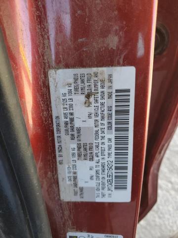 VIN JM1CW2BL6E0164312 2014 MAZDA 5 no.12