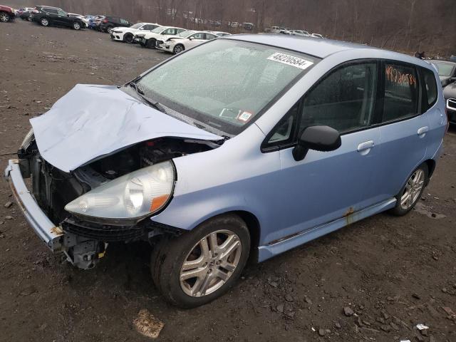 Lot #2471054078 2008 HONDA FIT SPORT salvage car