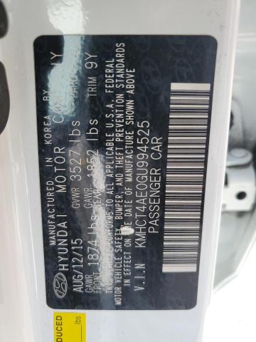 2016 Hyundai Accent Se VIN: KMHCT4AE0GU994525 Lot: 48008754