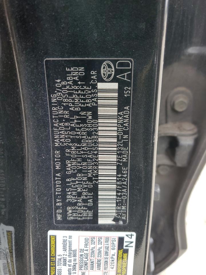 2T1KR32E45C382300 2005 Toyota Corolla Matrix Xr