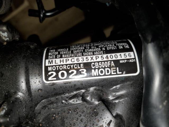 2023 HONDA CB500 FA - MLHPC635XP5400156