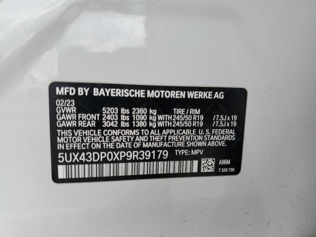 5UX43DP0XP9R39179 2023 BMW X3, photo no. 13