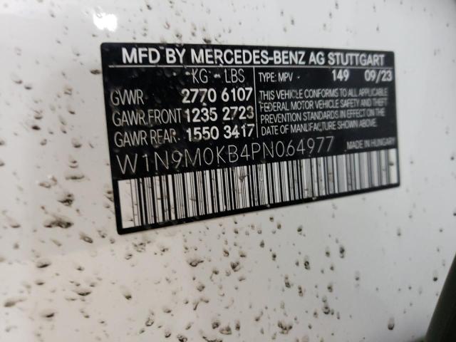 W1N9M0KB4PN064977 Mercedes-Benz Eqb 300 4m  13