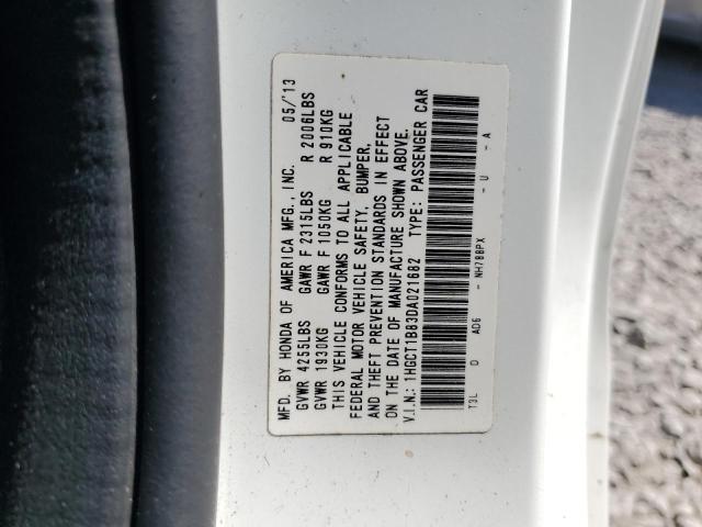 1HGCT1B83DA021682 2013 Honda Accord Exl