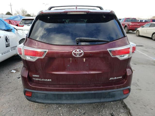 VIN 5TDJKRFH2FS213344 2015 Toyota Highlander, Xle no.6