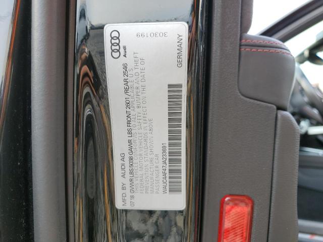 2018 AUDI S4 PRESTIG - WAUC4AF47JA233691