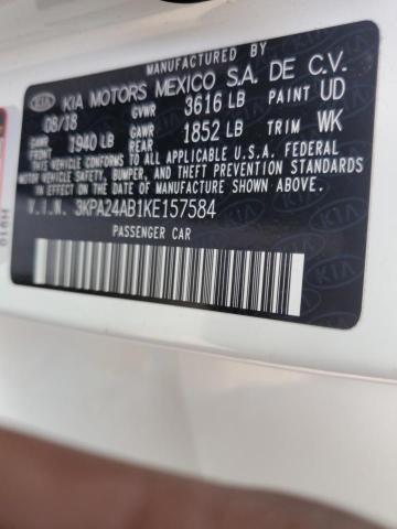 2019 Kia Rio S VIN: 3KPA24AB1KE157584 Lot: 41057224