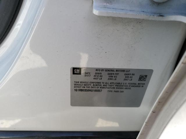 2017 CHEVROLET VOLT PREMI - 1G1RB6S58HU188857