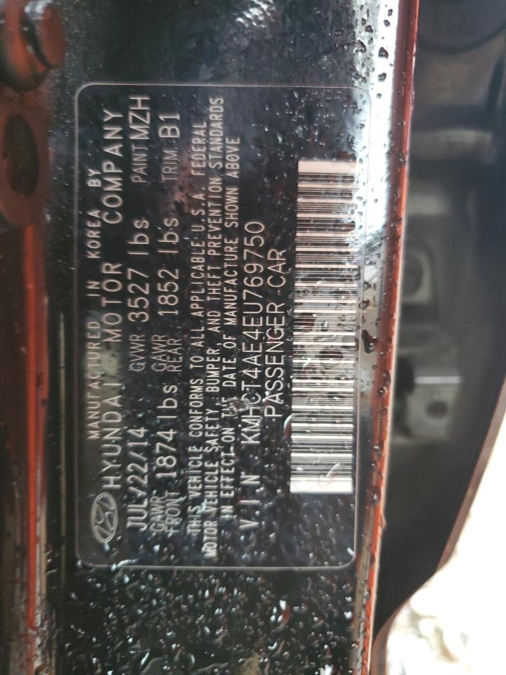 KMHCT4AE4EU769750 2014 Hyundai Accent Gls