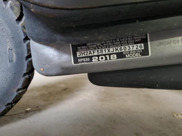 2018 HONDA NPS50 JH2AF581XJK603726