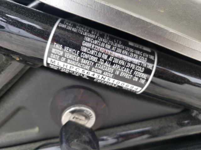 2022 HONDA CMX500 A2 MLHPC5643N5100694