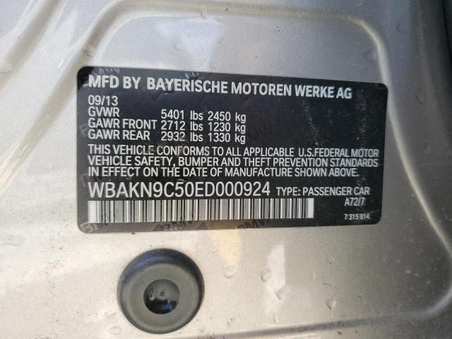 VIN WBAKN9C50ED000924 2014 BMW 5 Series, 550 I no.12