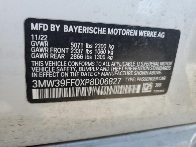  BMW 3 SERIES 2023 Белый