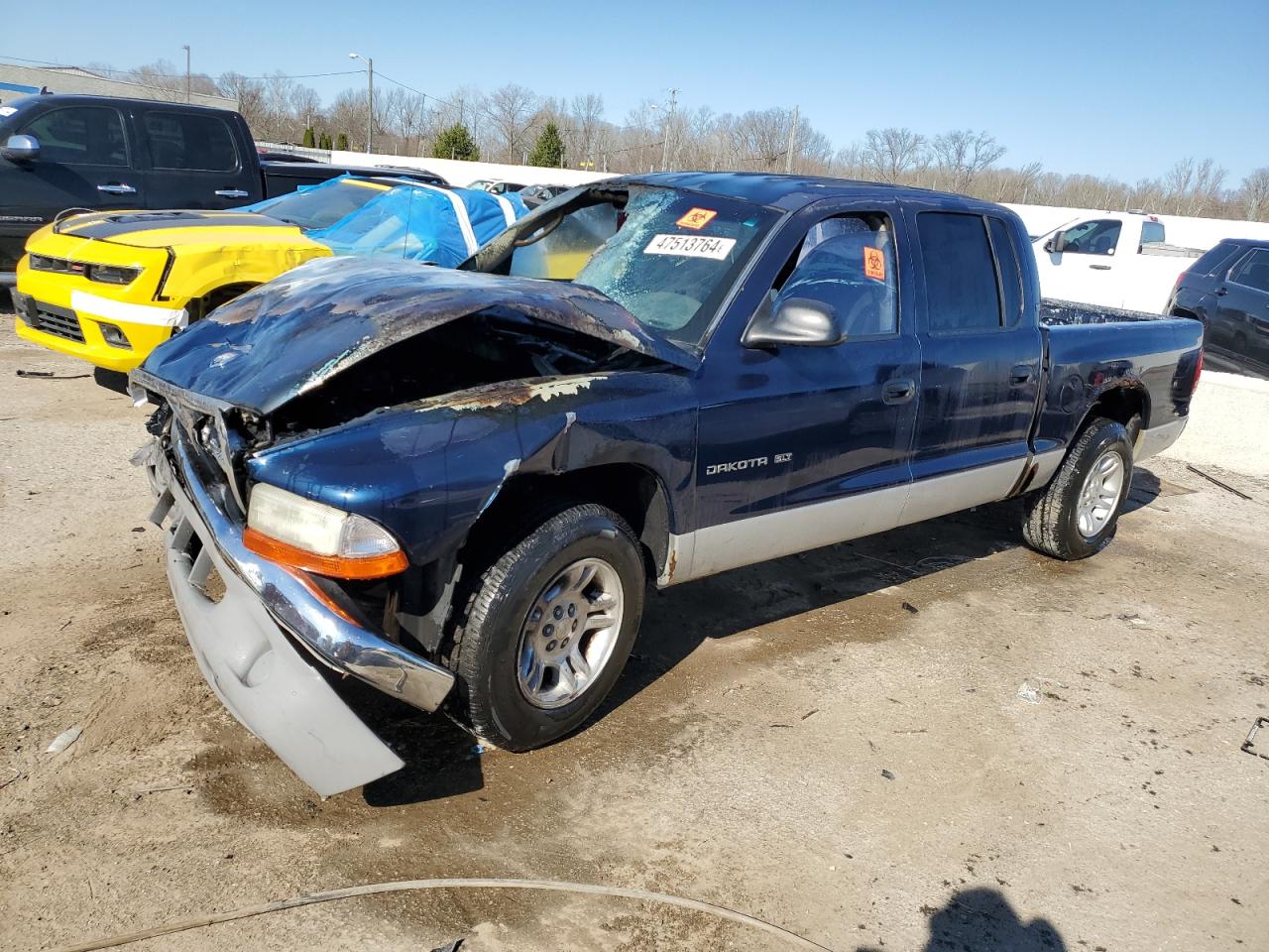 1B7GL2AX11S138777 2001 Dodge Dakota Quad