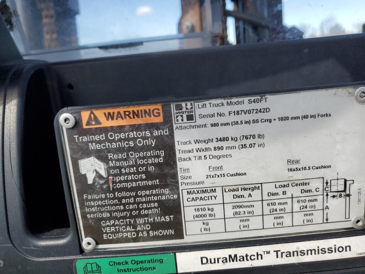 Lot #2414264183 2006 HYST FORKLIFT