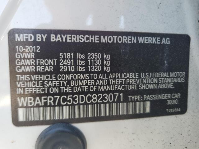 VIN WBAFR7C53DC823071 2013 BMW 5 Series, 535 I no.12