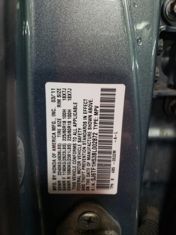 5J6TF1H53BL002872 2011 Honda Accord Crosstour Exl