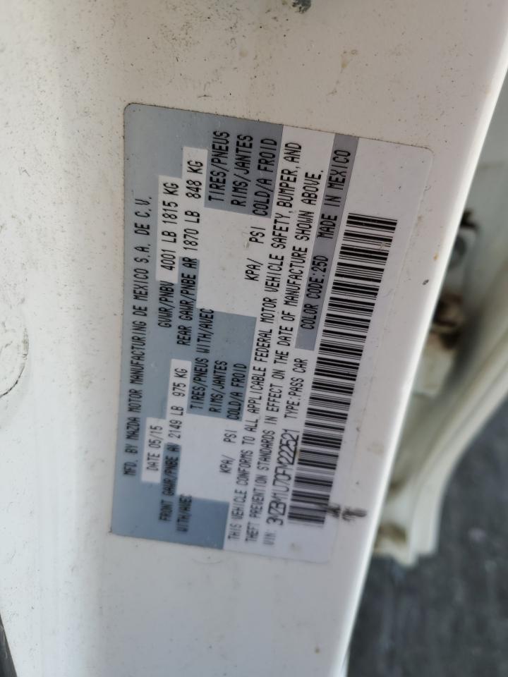 3MZBM1U70FM222521 2015 Mazda 3 Sport