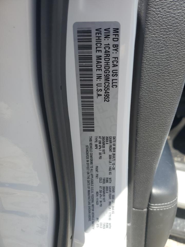 1C4RDHDG9MC554952 2021 Dodge Durango Gt