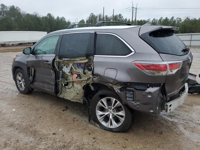 VIN 5TDJKRFH9FS144748 2015 Toyota Highlander, Xle no.2