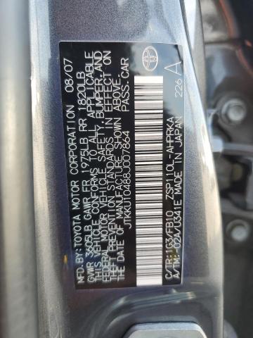 2008 Toyota Scion Xd VIN: JTKKU10488J007864 Lot: 43208804