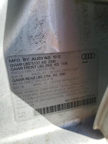 VIN WA1UFAFL4DA150338 2013 Audi A4, Premium Plus no.12