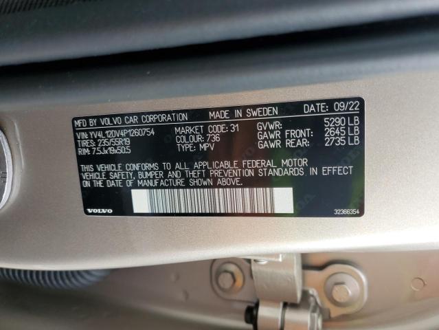 2023 VOLVO XC60 ULTIM YV4L12DV4P1260754