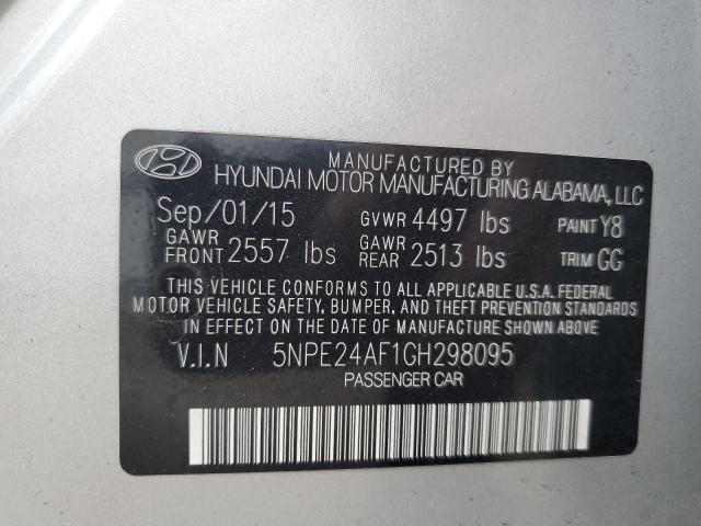 2016 HYUNDAI SONATA SE - 5NPE24AF1GH298095