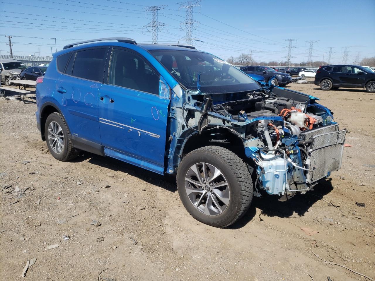 Lot #2964332251 2017 TOYOTA RAV4 HV LE