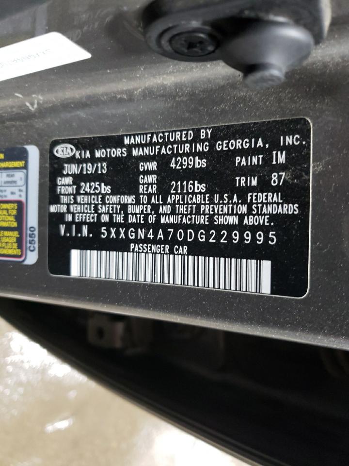 5XXGN4A70DG229995 2013 Kia Optima Ex